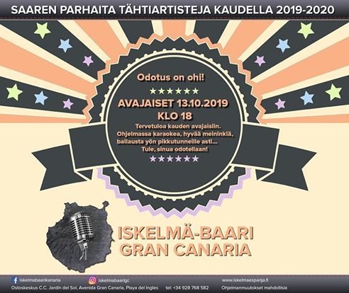 Suomipaikat - Iskelmä - Baari avaa kohtapuoliin ja kauden esiintyjälista on kovaa tasoa Suomipaikat - Iskelmä - Baari avaa kohtapuoliin ja kauden esiintyjälista on kovaa tasoa