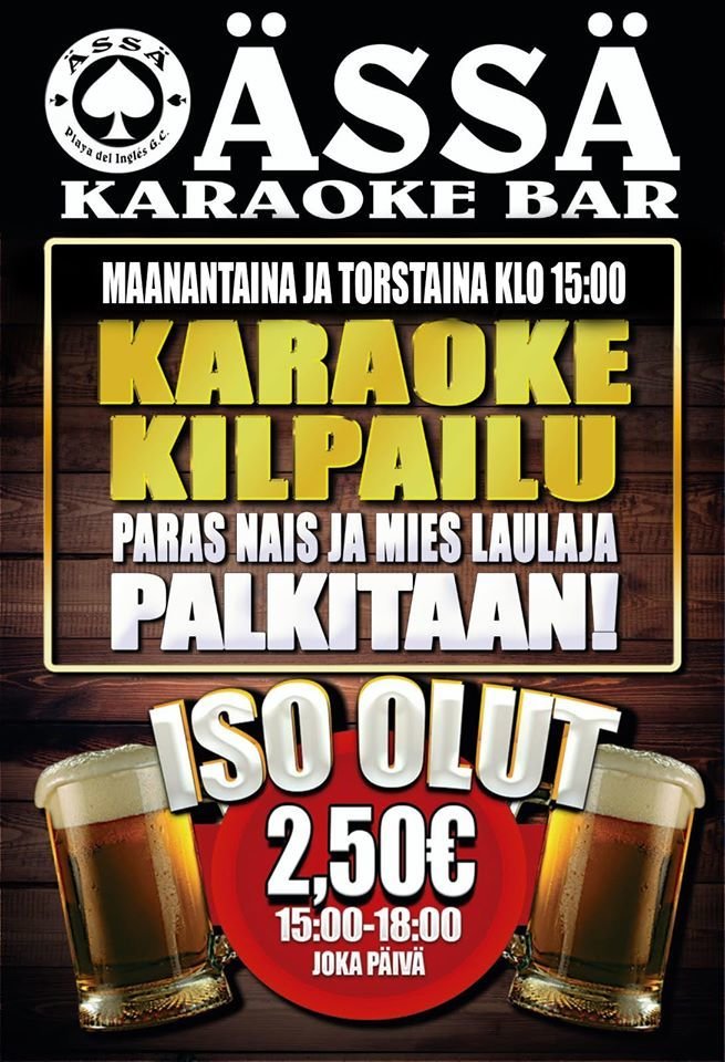 Suomipaikat - Ässän karaokekilpailut Suomipaikat - Ässän karaokekilpailut