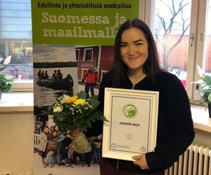 Vuoden hostellireissaajaksi<br />
valittiin Jasmin Ngo Vuoden hostellireissaajaksi<br />
valittiin Jasmin Ngo