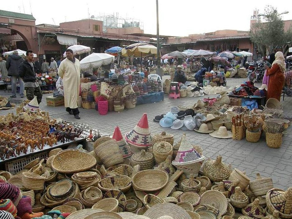 Marrakeshin Medinan kujat ovat täynnä houkutuksia. Marrakeshin Medinan kujat ovat täynnä houkutuksia.