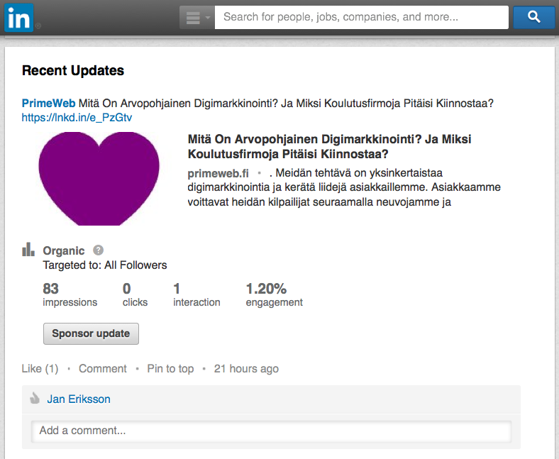 Fokusoitu Liidienkeruu LinkedIn Digitaktiikka Tapahtumayrityksille